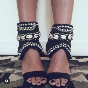 Shell ankle cuffs by Gold Ordom